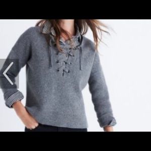 Madewell Gray Crew Neck Sweater